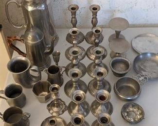 Assorted Pewter