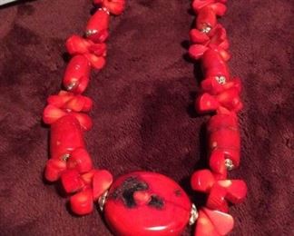 MLC169 Red Sea Bamboo Necklace