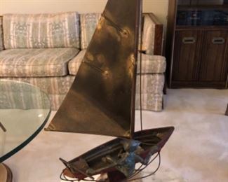 Spectacular vintage “C, Jere” signed sculpture