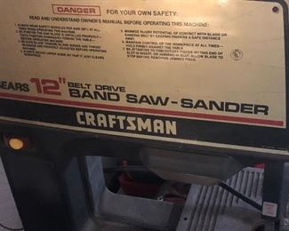Craftsman 12” Band Saw-Sander