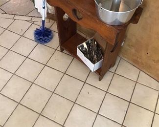 Cute folk art console table