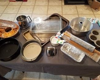 Baking supplies. $30 for all. (see next few photos)...or can purchase them seperately...email or text for prices