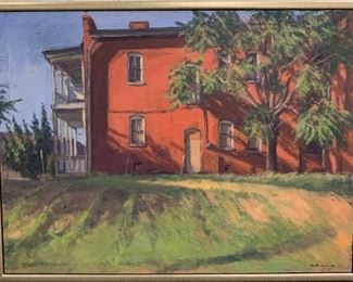 Brett Busang, "Arent's House", oil on canvas, painted 1998, purchased 2000, 48 x 36.  http://brettbusang.com/
