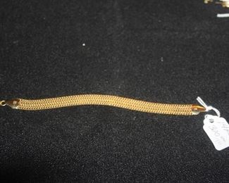 14 K BRACLETT 7 INCHES $300.00