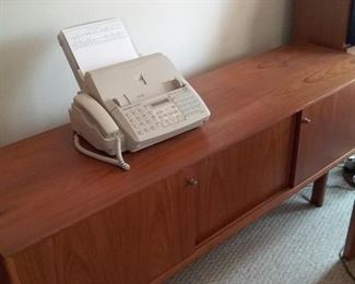 007 Teak Credenza with Sliding Doors