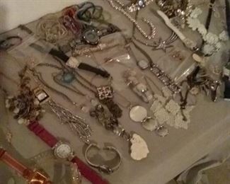 Costume Jewelry Necklaces and Ladies Watches