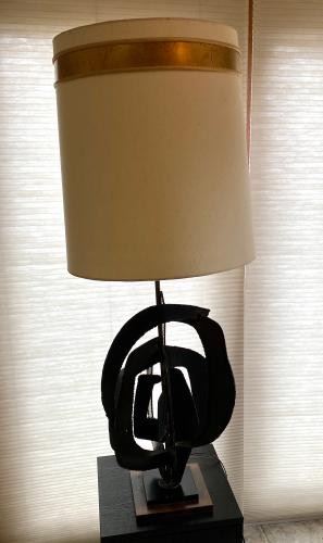 Vintage Brutalist Lamp https://ctbids.com/#!/description/share/362880
