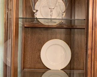 Lenox China Gold Rim and Gold Rim Crystal