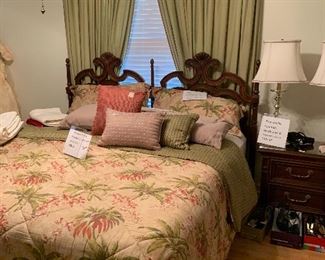 Thomasville King Bed  and Night Stand