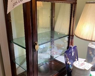glass table  curio