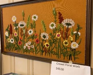crewel work