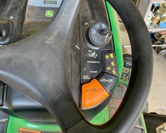 #52	John Deere Riding Mower X300	 $1,000.00 
with low usage hours