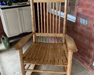 #53 oak rocker  $25