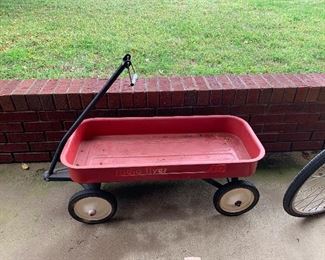 #57 radio flyer metal wagon $15