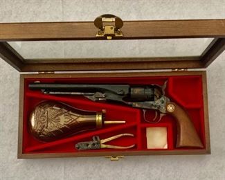 Revolver, Replica of 1836 Texas Sesquicentennial, No. 022,  made in 1986.