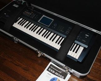 Korg Triton Extreme keyboard w/ hard case and stand