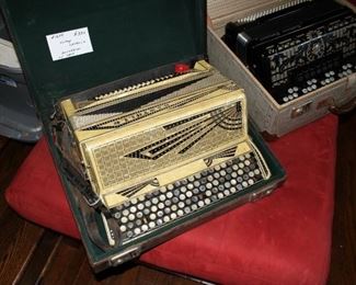 Vintage Castello accordion w/ case
