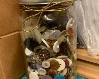 Jar of buttons