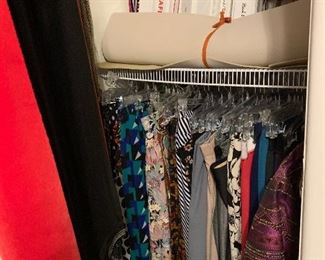 Closet full of very nice women’s clothing most sizes are size 14 to 3 X