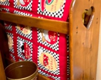 Quilts and quilt rack