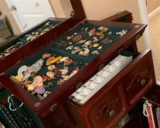 Jewelry armoire, women's jewelry