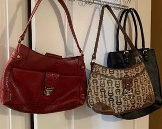 Ladies handbags - Etienne Aigner, Vera Bradeley, and many others 