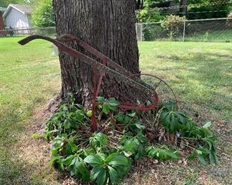 Antique plow