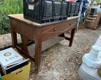 Rare Murphy bed table