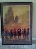 Bernie Fuchs "Down the Stretch"
This Kentucky Derby horse racing poster is in great condition. Size: 27"H x 20"L