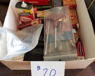 $20 for box of gun misc