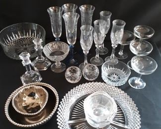 Elegant Glassware and Crystal