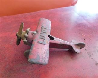 Cast Iron Lindy Airplane