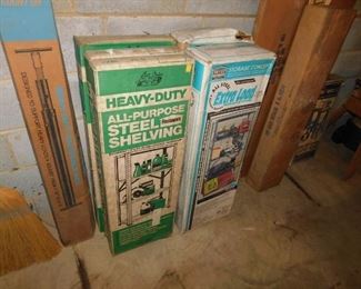 Steel Shelving Units in Original Boxes
