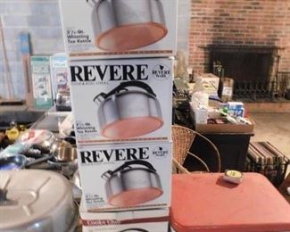 NOS Revere Ware Kettles