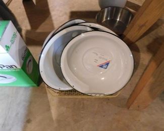 Blue and White Enamelware