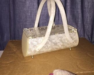 Mid-century Acryllic Purse