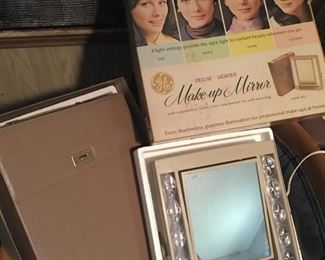 Vintage GE Make Up Mirror in Original Box