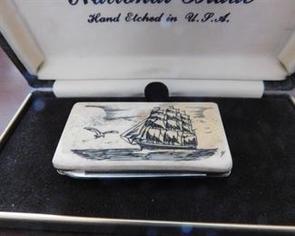 Scrimshaw Style Knife