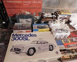 Vintage Mercedes 300SL Model Kit 