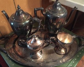 Silverplated Tea Service