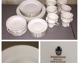 Wedgwood Silver Ermine China
