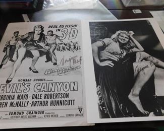Virginia Mayo Autograph