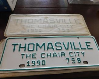 1990 Thomasville City Tags