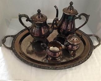 Silver Plated Tea Set https://ctbids.com/#!/description/share/363854