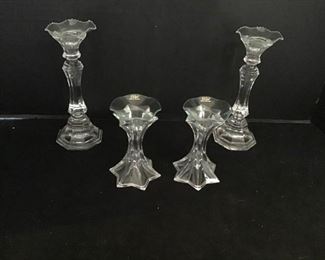 Glass Candlesticks https://ctbids.com/#!/description/share/363921
