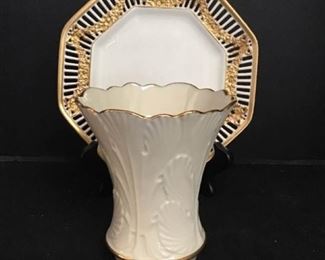 Lenox Vase and Plate https://ctbids.com/#!/description/share/363942