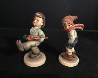 Hummel Figurines - "Happy Traveler" & "March Winds" https://ctbids.com/#!/description/share/363952