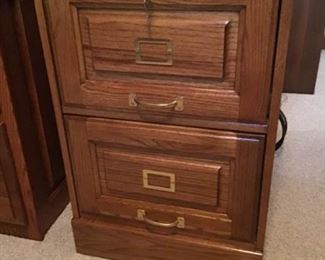 Locking Wooden File Cabinet https://ctbids.com/#!/description/share/364075