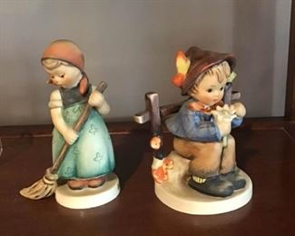 Hummel Figurines - "Little Sweeper" & "She Loves Me, She Loves Me Not" https://ctbids.com/#!/description/share/363956