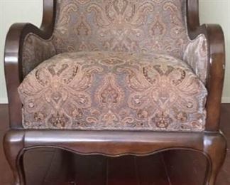 Paisley Print Arm Chair